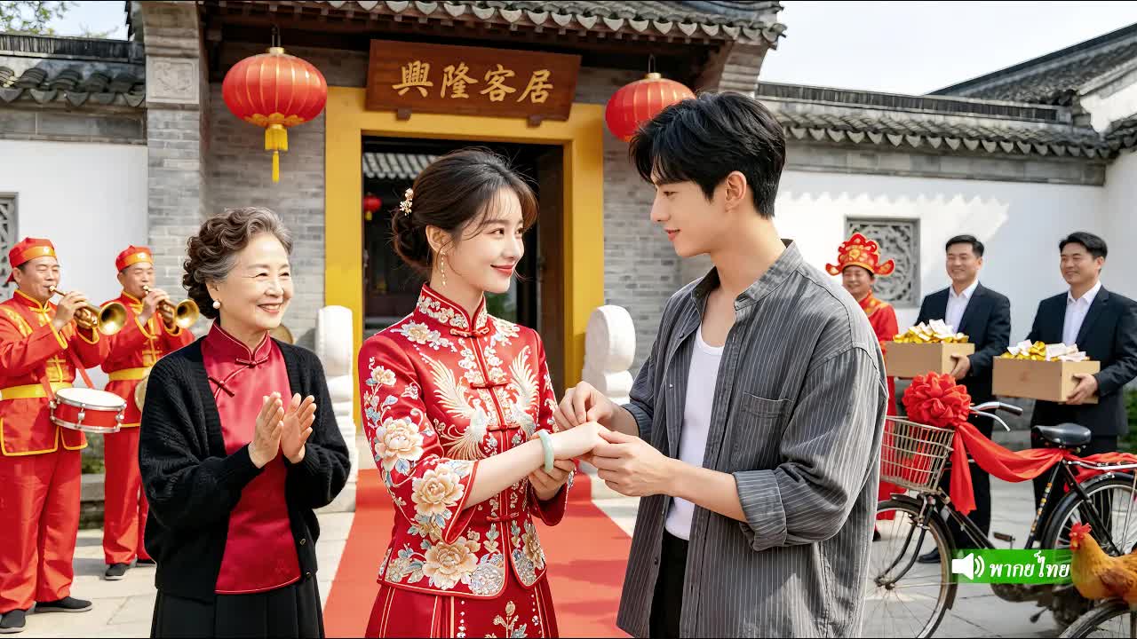 สองพี่น้องแต่งงานวันเดียวกัน พี่สาวถูกล้อว่าแต่งกับคนขายหมู แต่เขาคือซีอีโอพันล้านที่ปิดบังตัวตน! backdrop